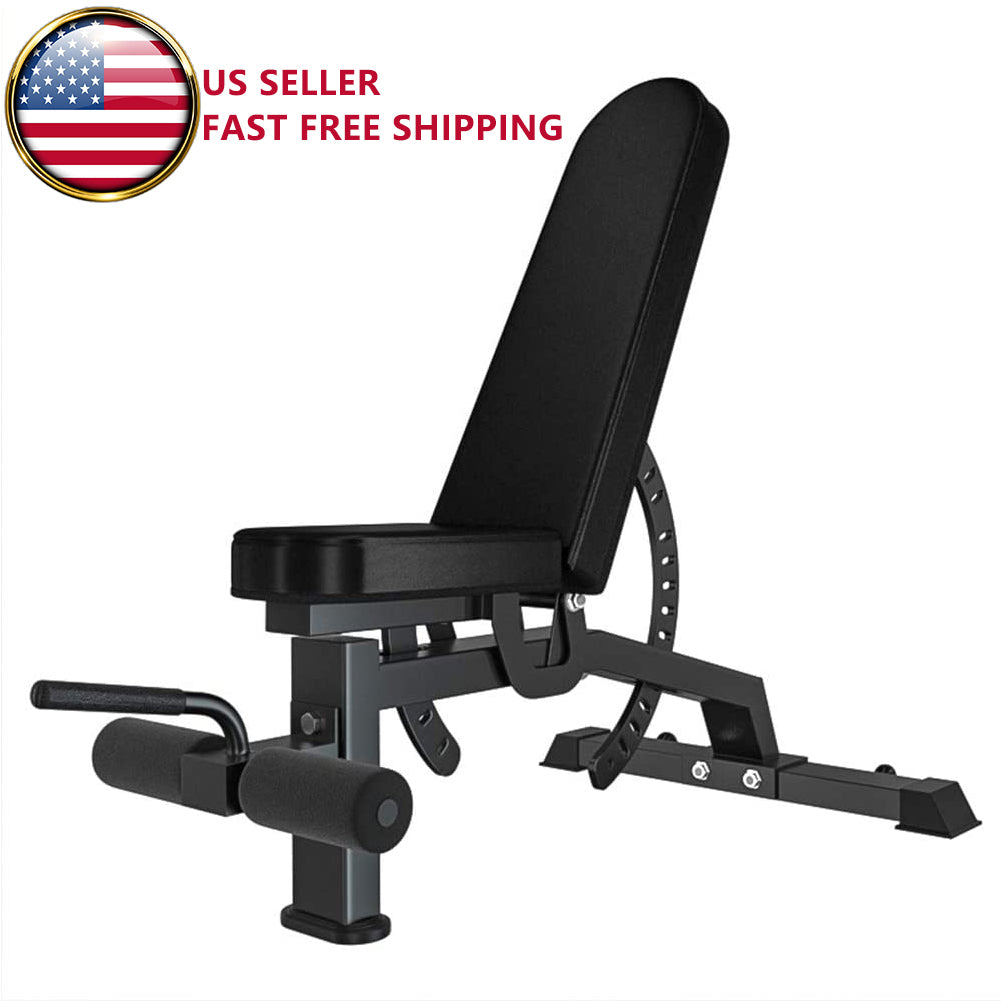 Adjustable Weight Bench | 1000lb Capacity | 12-Position | Foldable Home Gym Bench Press
