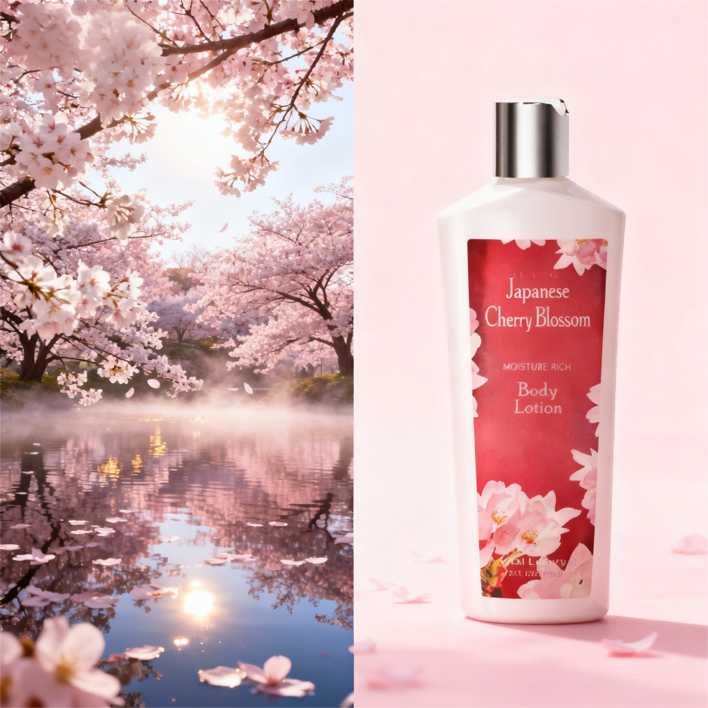 Japanese Cherry Blossom Body Lotion & Mist Gift Set