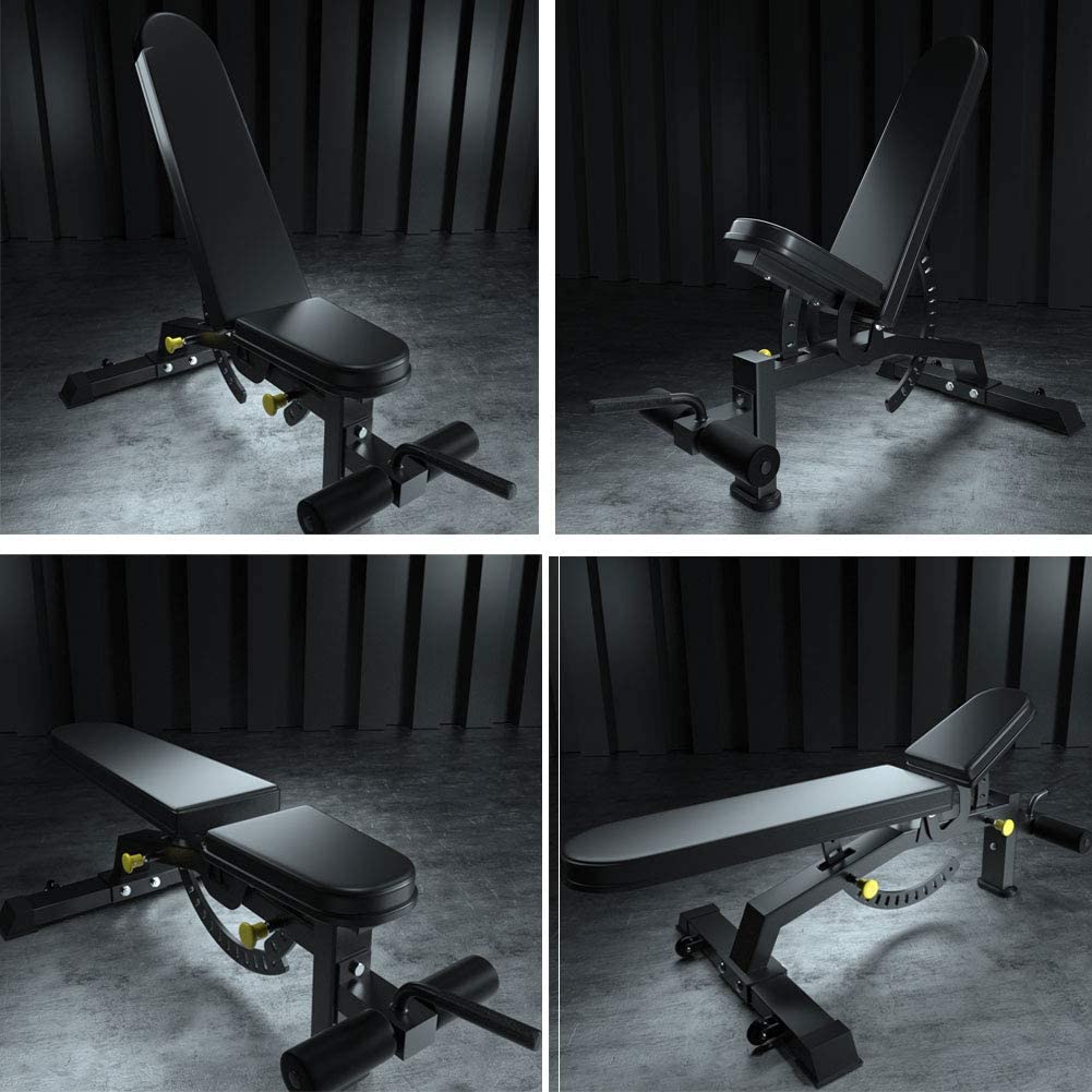 Adjustable Weight Bench | 1000lb Capacity | 12-Position | Foldable Home Gym Bench Press