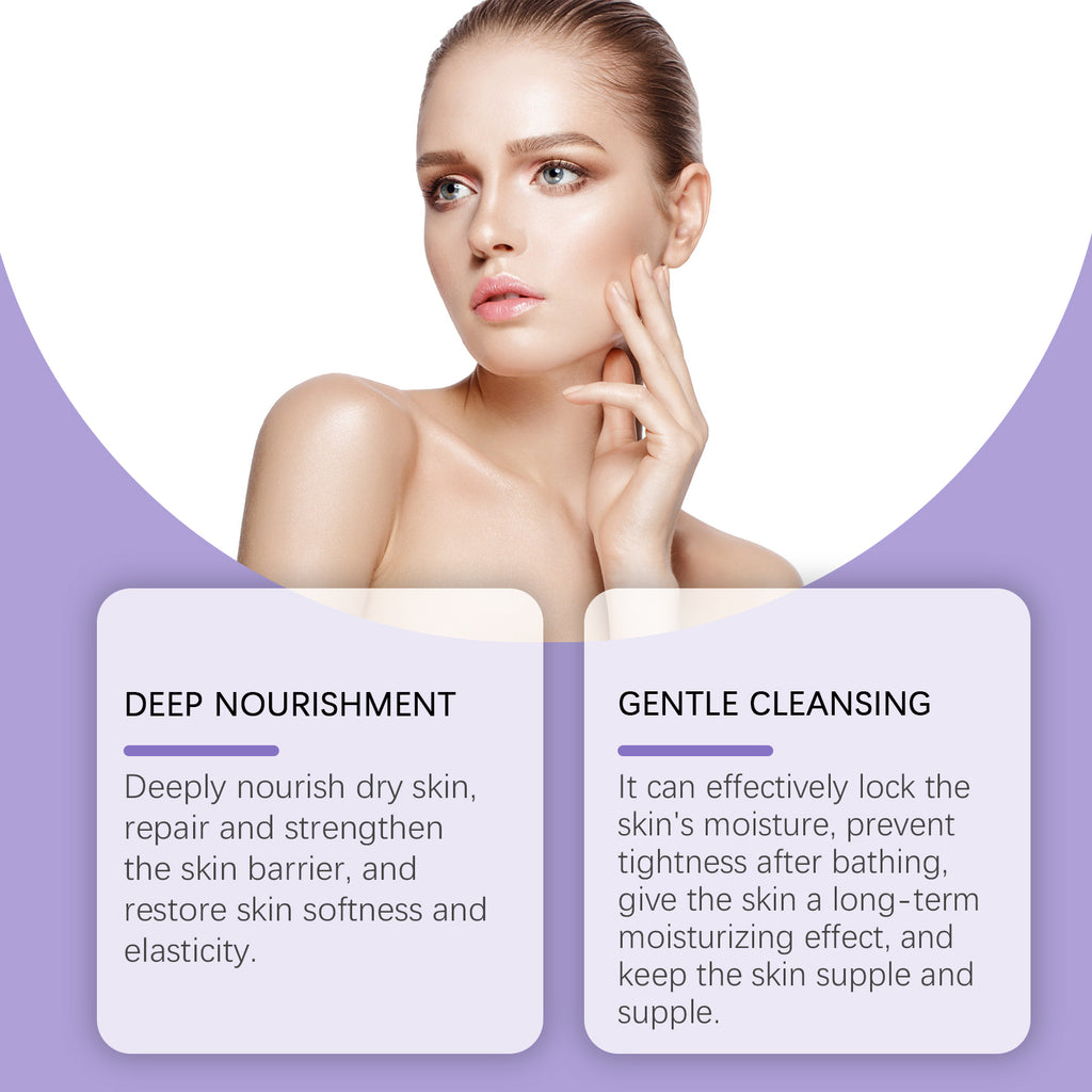 Lavender Luxe Shower Gel-Moisturizing & Fragrant Body Cleanser