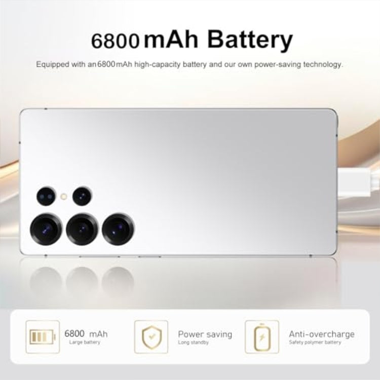 C25 Ultra 5G Unlocked Smartphone | 7.3" HD+ | 8GB 256GB | 108MP | 6800mAh | Android 14
