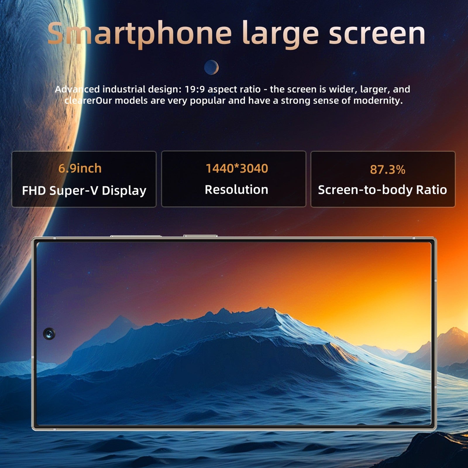 C24 Unlocked 5G Smartphone | 6.8" HD+ | 8GB RAM 256GB | 6800mAh | Android 14