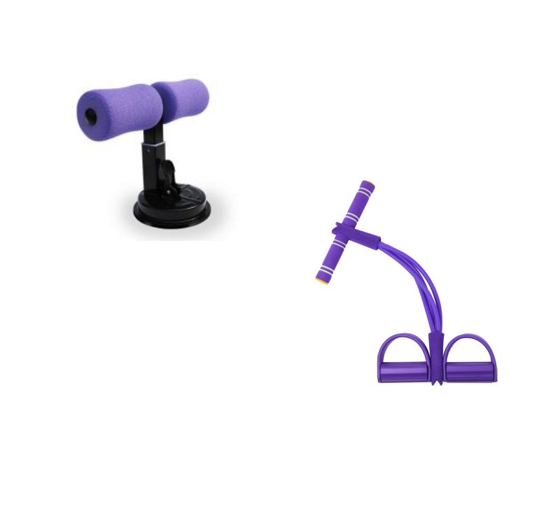 Sit-Up Bar Trainer | Steel Spring | Foam Padded | Home Strength Training