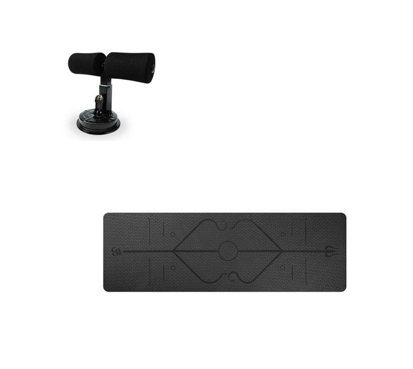 Sit-Up Bar Trainer | Steel Spring | Foam Padded | Home Strength Training