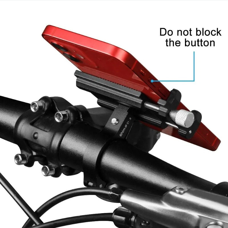 Aluminum Bike & Motorcycle Phone Mount – Universal Handlebar Holder