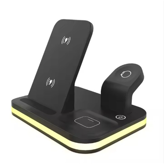4-in-1 Wireless Charging Station – iPhone, Apple Watch & AirPods
