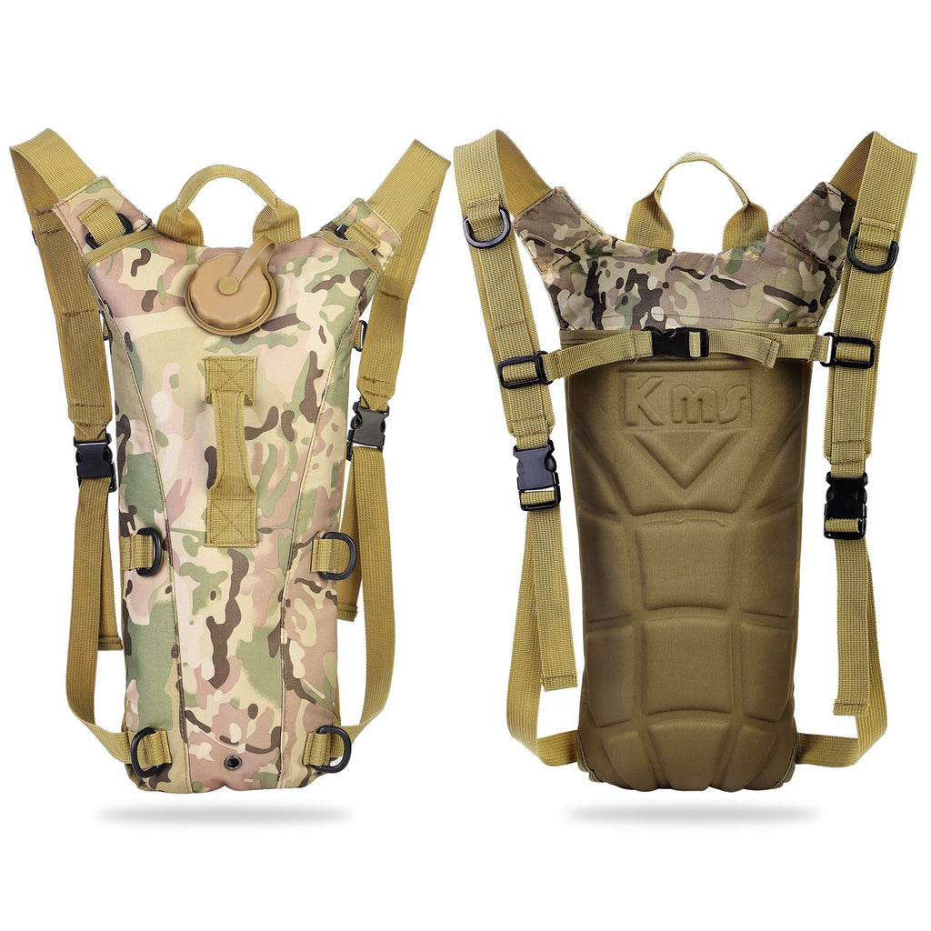 3L Tactical Hydration Backpack | Water Bladder Included | 600D Nylon | Hiking & Cycling