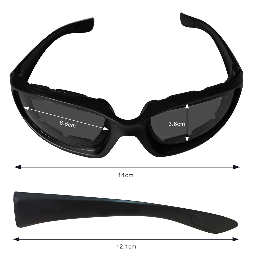 Wrap-Around Cycling Sunglasses | UV400 | Polycarbonate Lens | Windproof Sports Glasses