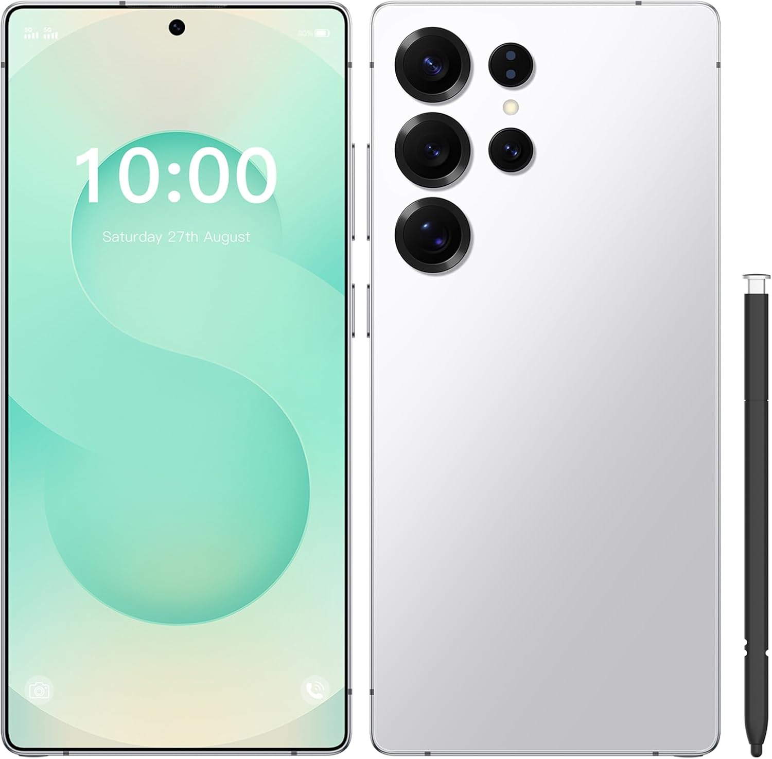 C25 Ultra 5G Unlocked Smartphone | 7.3" HD+ | 8GB 256GB | 108MP | 6800mAh | Android 14