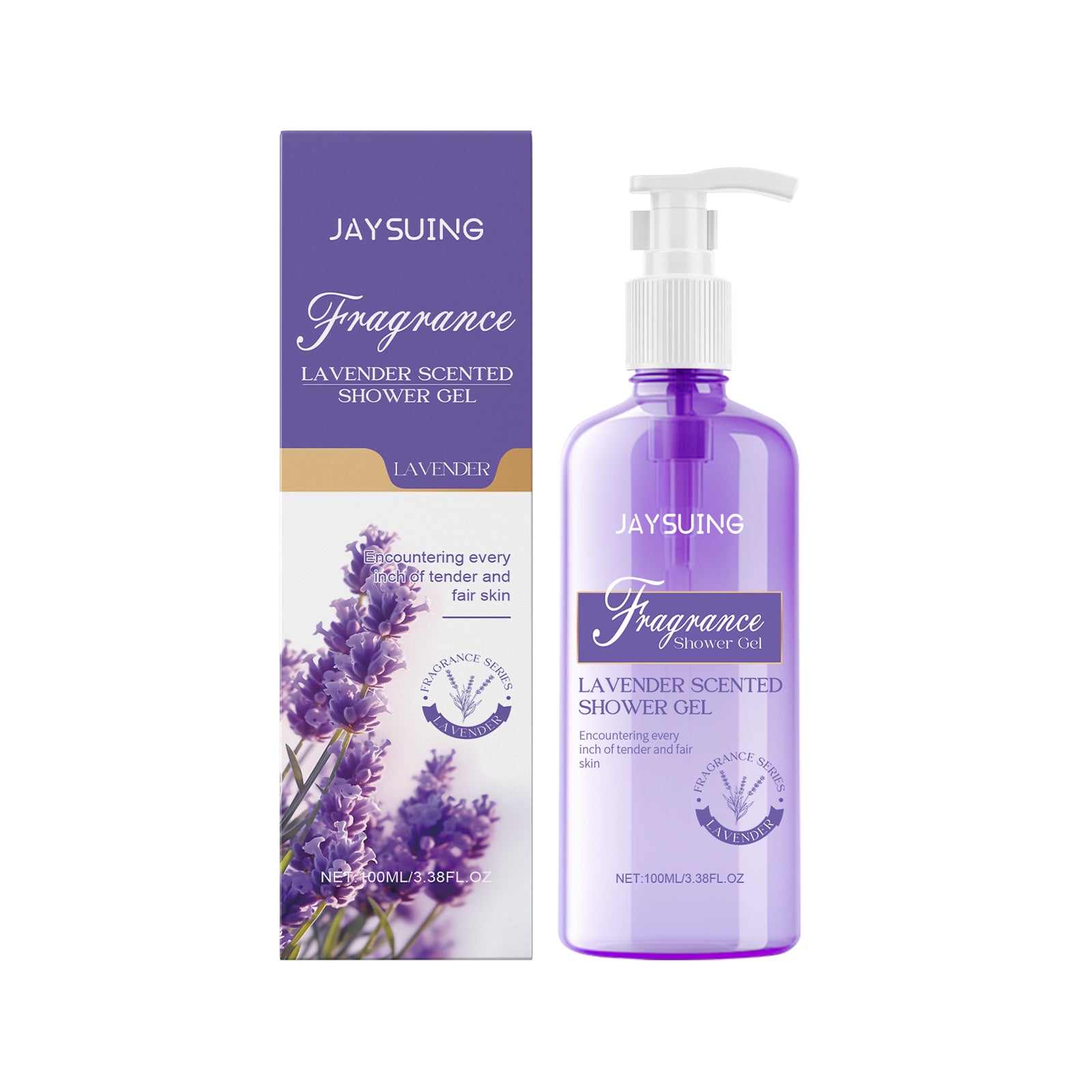 Lavender Luxe Shower Gel-Moisturizing & Fragrant Body Cleanser