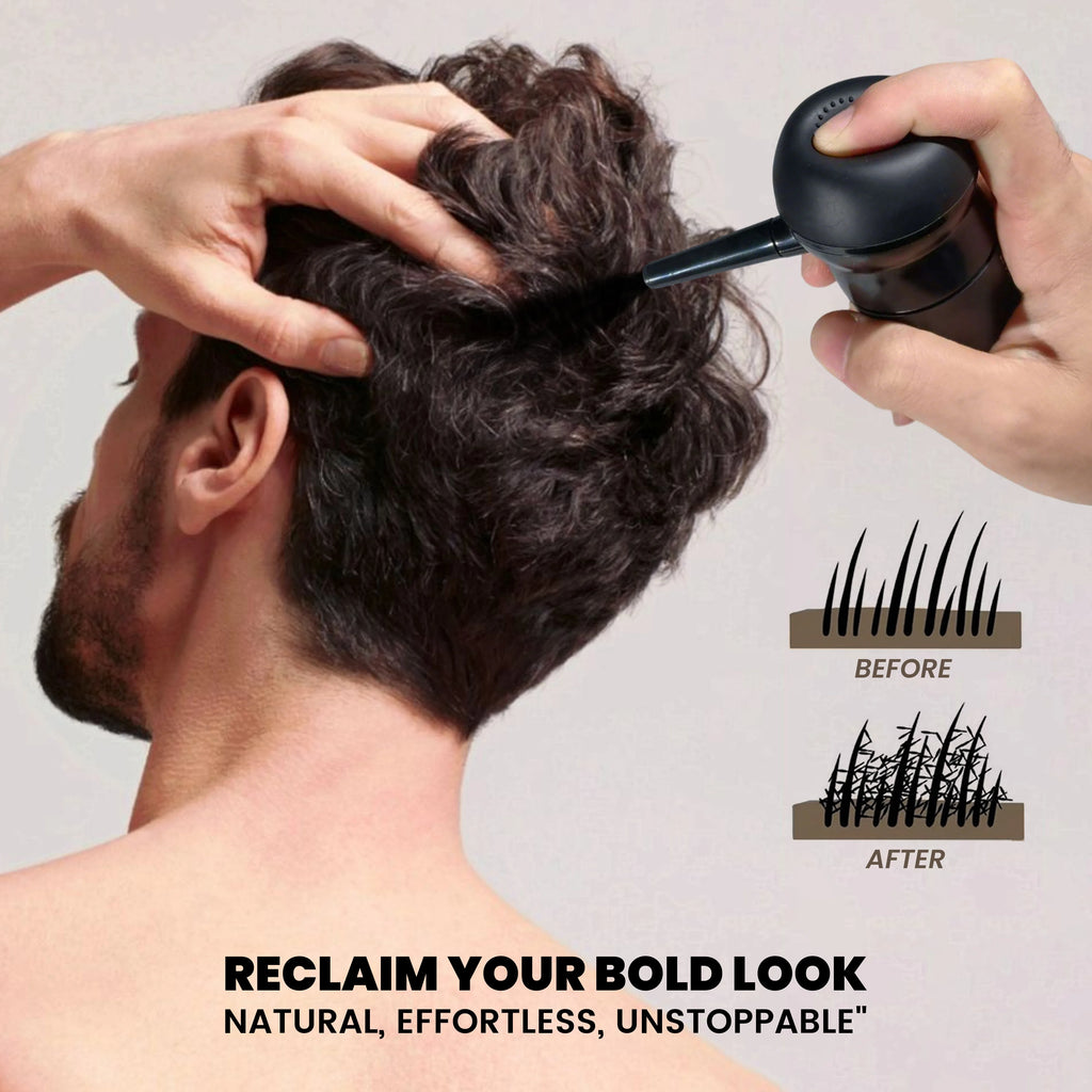 Hair Thickening Fibers & Hold Spray Set | 2-in-1 Coverage Kit