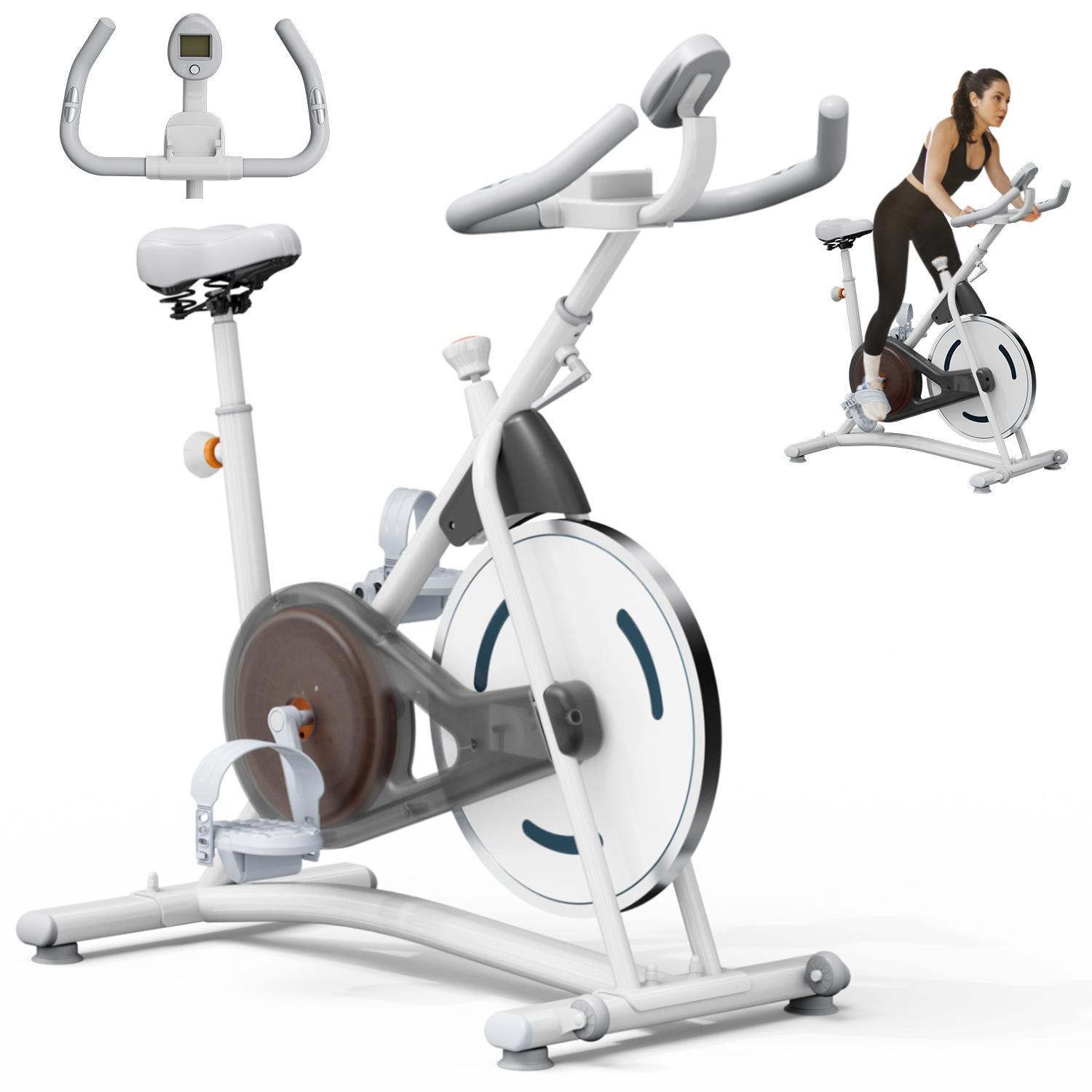 Magnetic Resistance Exercise Bike | Home Gym Stationary Bike | Digital Display | Quiet Flywheel