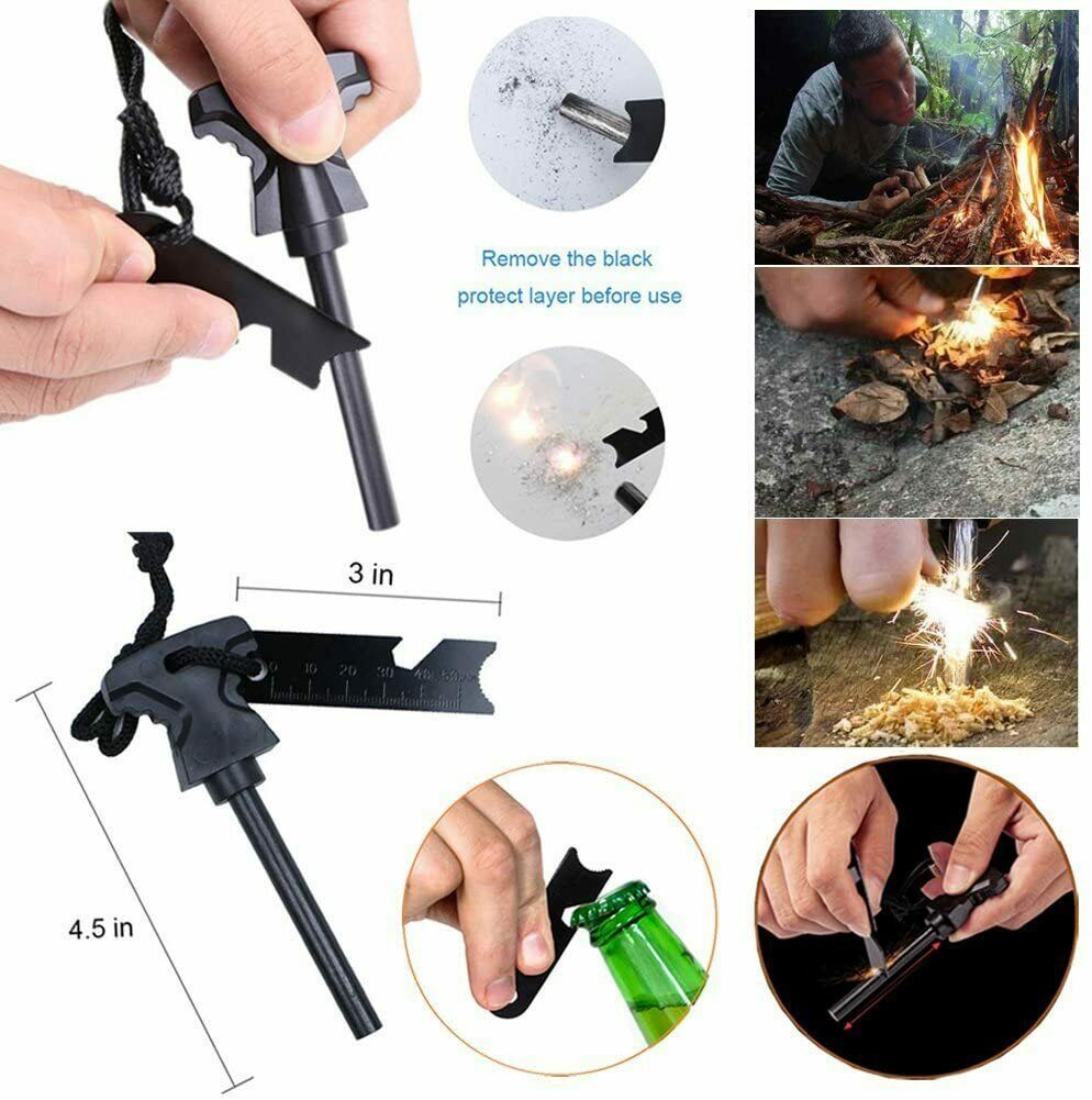 14-in-1 Outdoor Emergency Survival Kit | Camping & Hiking Tactical Gear Set
