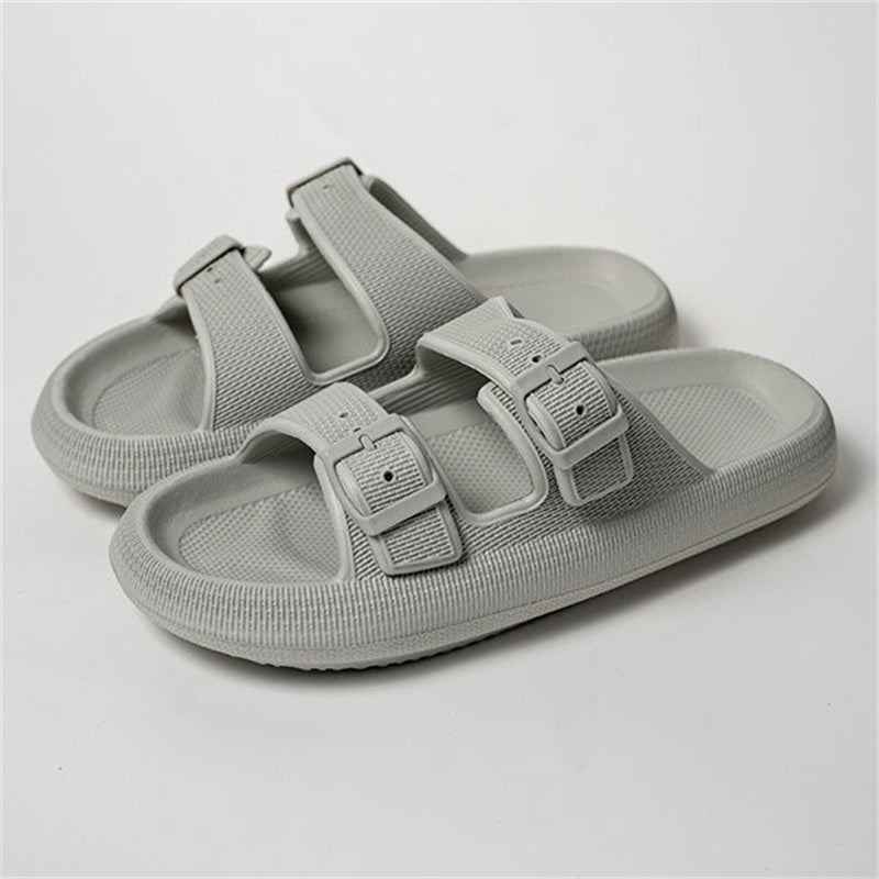 Women's Thick-Sole EVA Sandals & Slippers | Massage Footbed | Indoor & Outdoor
