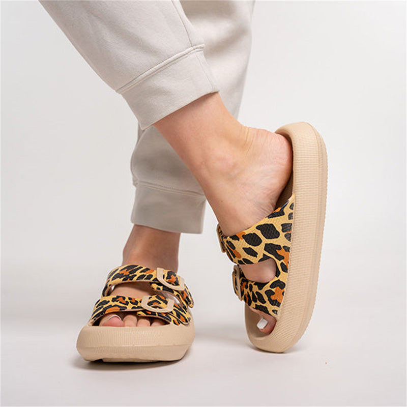 Women's Thick-Sole EVA Sandals & Slippers | Massage Footbed | Indoor & Outdoor