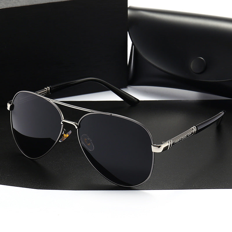 Polarized Color-Changing Sunglasses | Metal Full Frame | UV400 | TAC Lenses