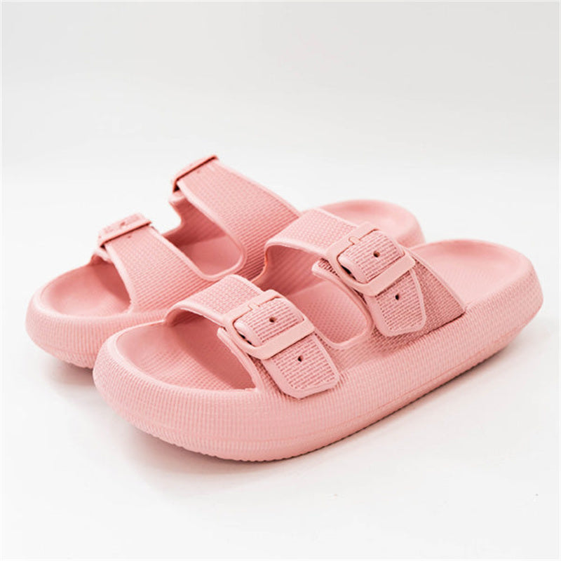 Women's Thick-Sole EVA Sandals & Slippers | Massage Footbed | Indoor & Outdoor