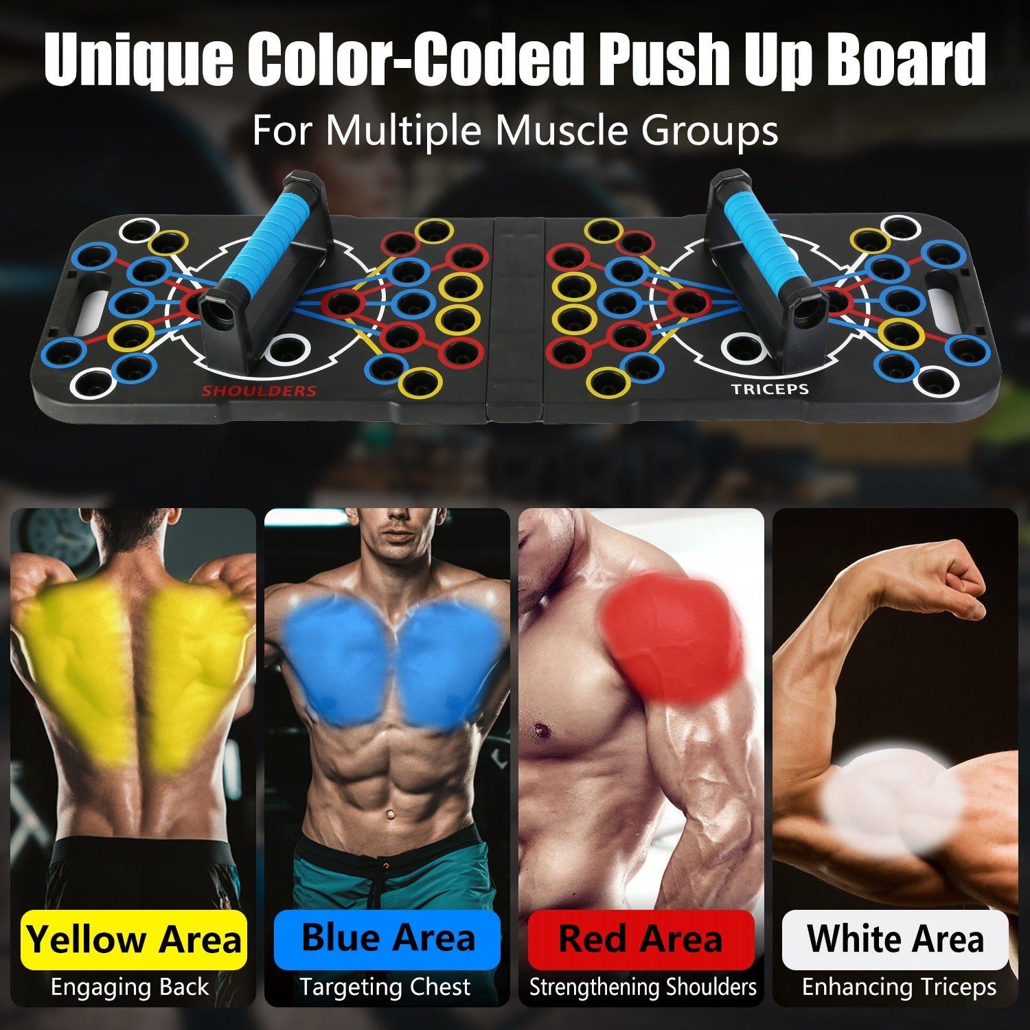15-in-1 Push Up Board Home Gym Set | Pilates Bar, Resistance Bands, Ab Wheel & More