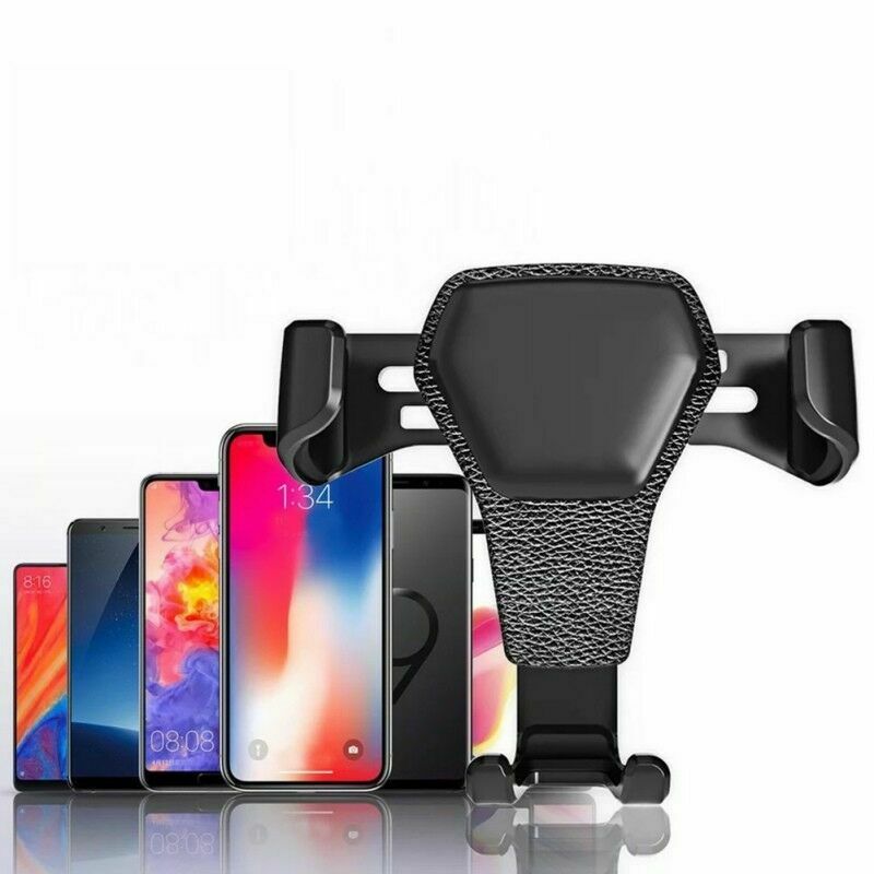 Gravity Air Vent Car Phone Mount – One-Hand Auto-Clamp Holder