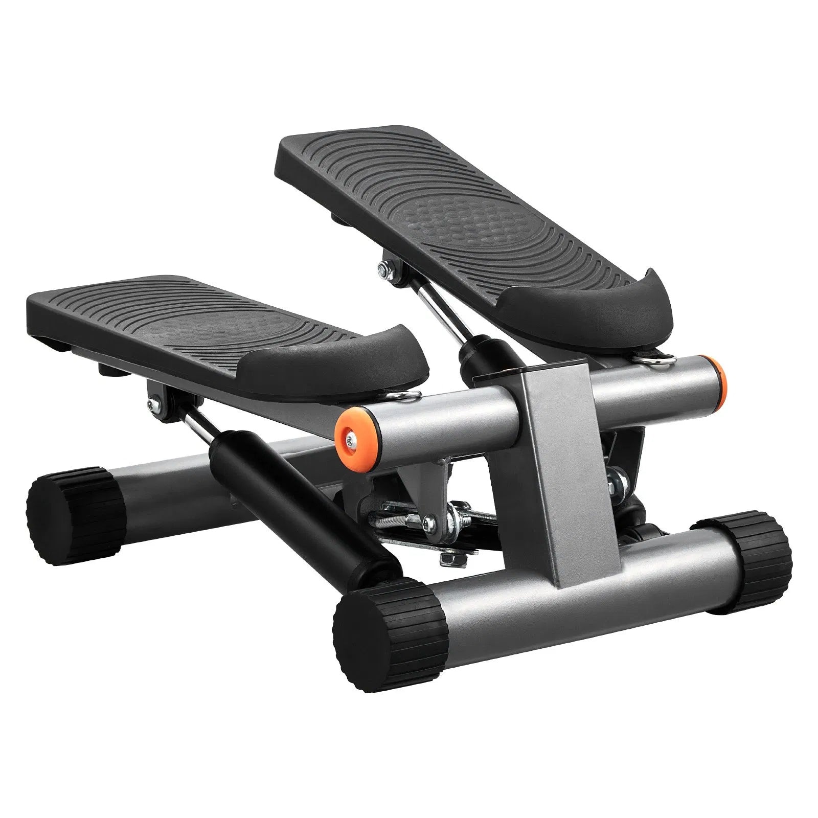 Hydraulic Mini Stair Stepper with Resistance Bands | LCD Display | 330lb Capacity | Home Gym