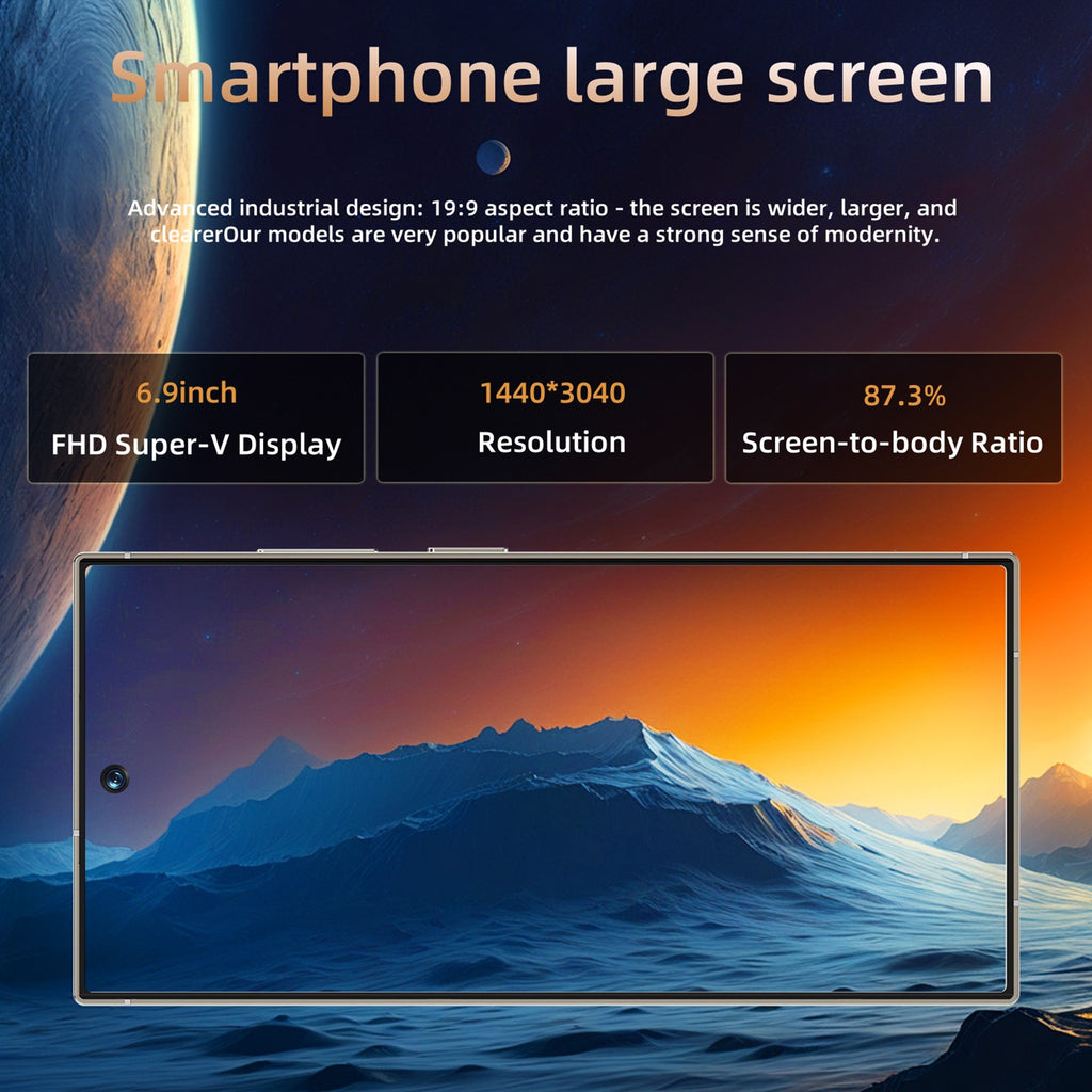 C25 Unlocked 5G Smartphone | 6.8" HD+ | 8GB 256GB | 80MP | 6800mAh | Android 14