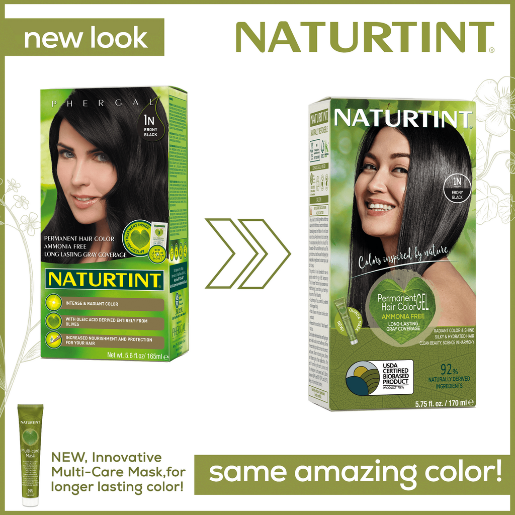 Naturtint 1n Black Ebony Hair Color (1xKit)