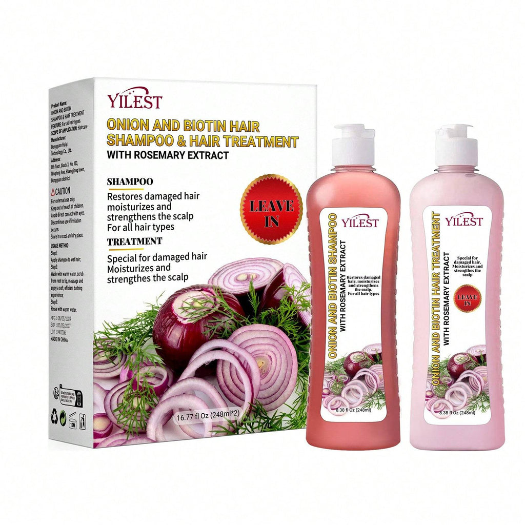 Onion & Vitamin E Shampoo & Conditioner Duo