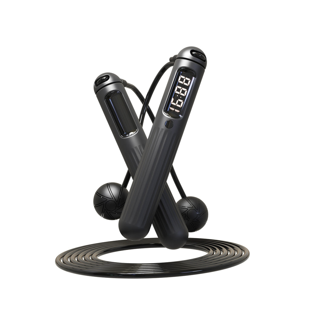 Smart Bluetooth Jump Rope with Digital Counter | Weighted Fitness Skipping Rope