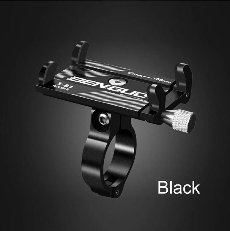 Aluminum Bike & Motorcycle Phone Mount – Universal Handlebar Holder