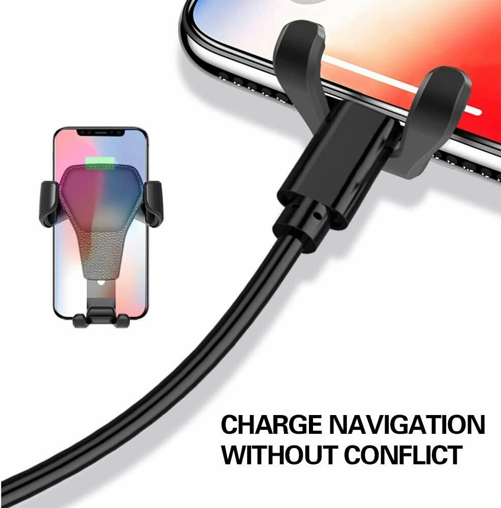 Gravity Air Vent Car Phone Mount – One-Hand Auto-Clamp Holder
