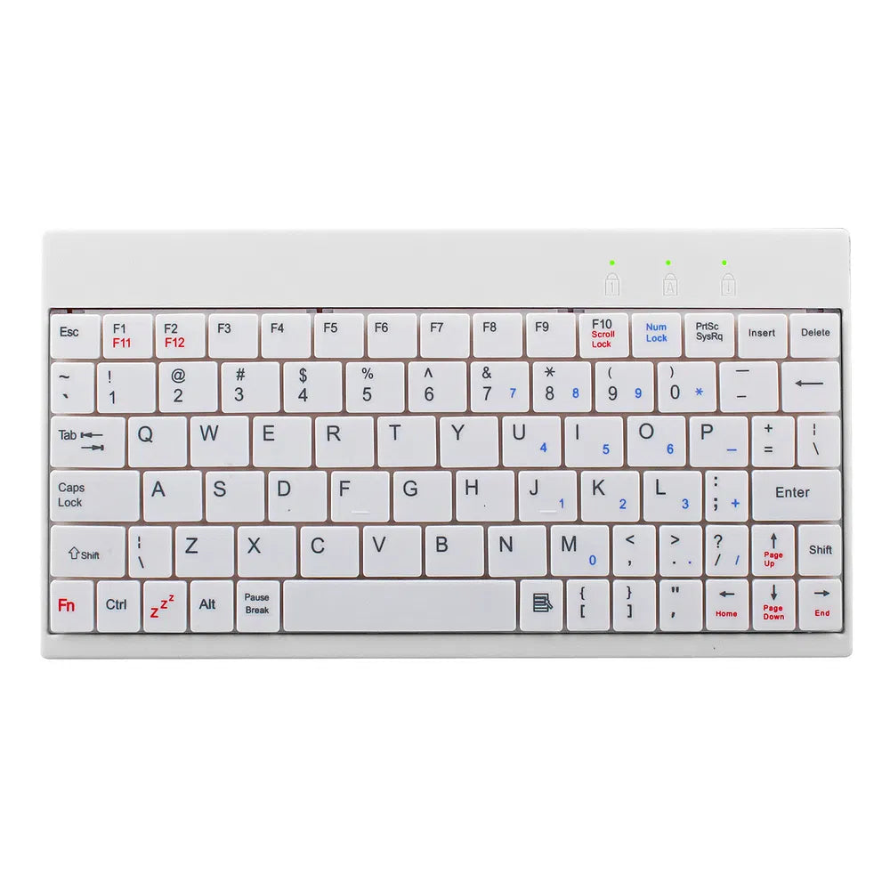 Mini Wired USB Keyboard with Tablet Stand & Carry Bag – 80 Keys