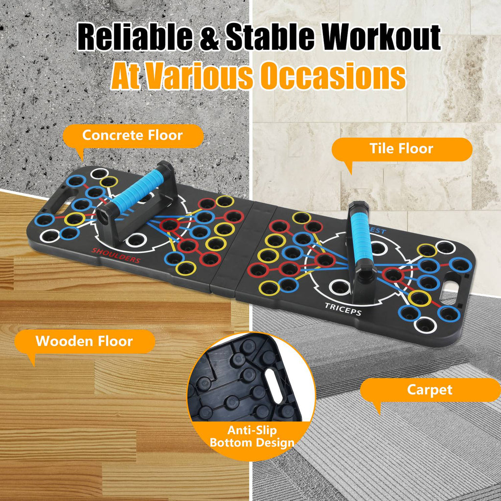 15-in-1 Push Up Board Home Gym Set | Pilates Bar, Resistance Bands, Ab Wheel & More