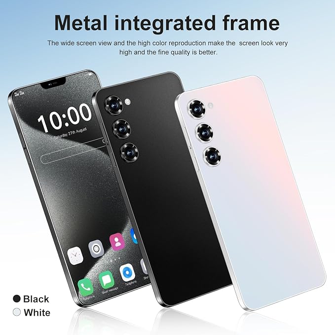 C24 Ultra 5G Unlocked Smartphone | 6.8" HD | 12GB 512GB | 80MP | 6800mAh | Android 14
