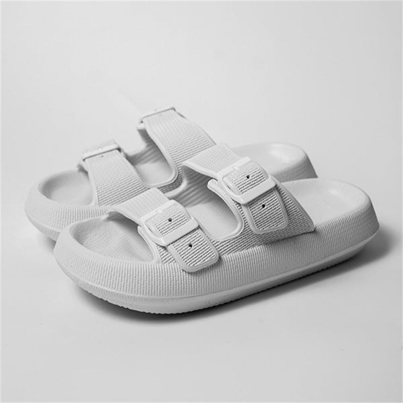 Women's Thick-Sole EVA Sandals & Slippers | Massage Footbed | Indoor & Outdoor