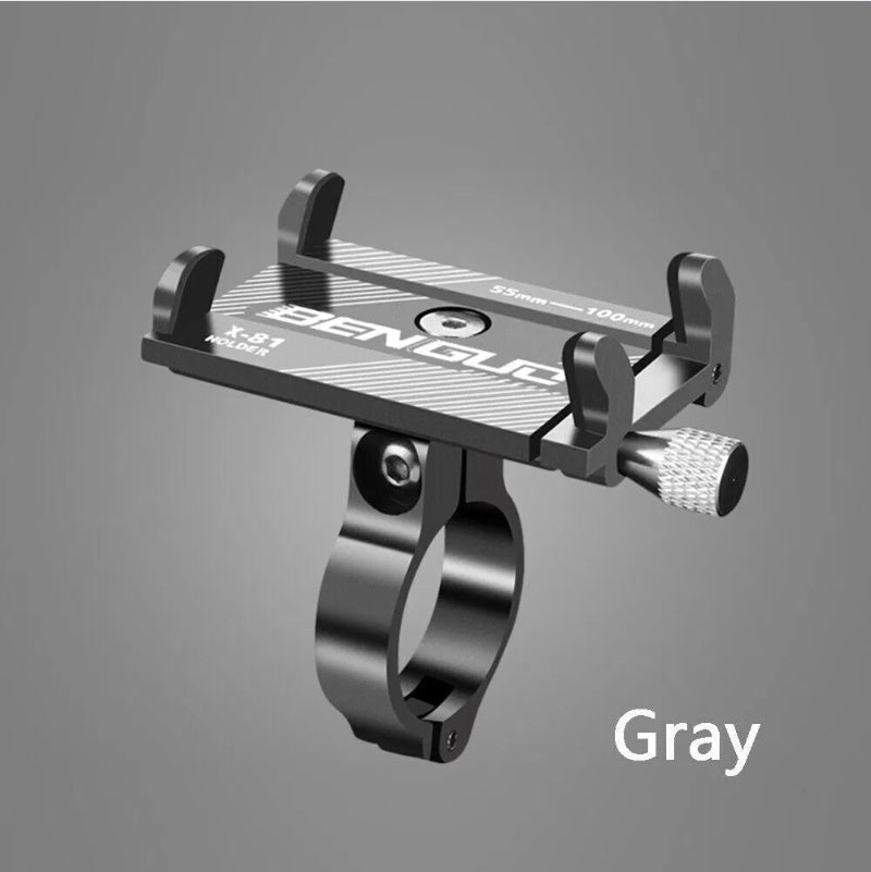 Aluminum Bike & Motorcycle Phone Mount – Universal Handlebar Holder