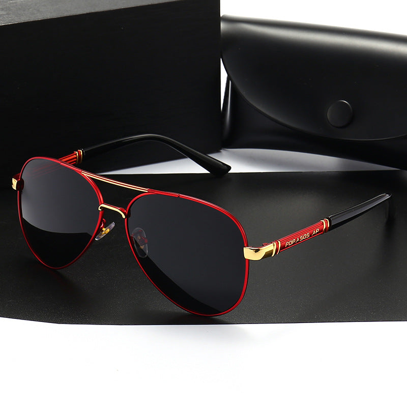Polarized Color-Changing Sunglasses | Metal Full Frame | UV400 | TAC Lenses