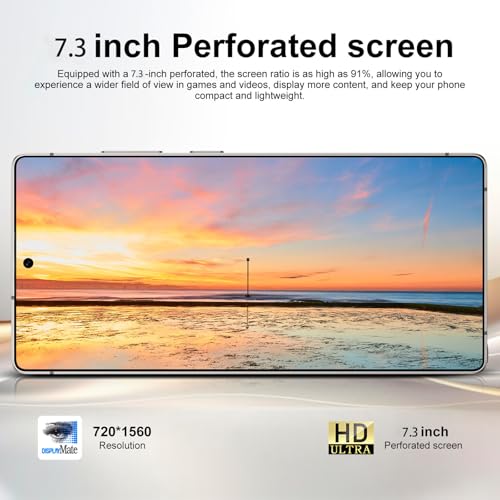 C25 Ultra 5G Unlocked Smartphone | 7.3" HD+ | 8GB 256GB | 108MP | 6800mAh | Android 14