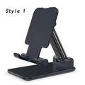 Adjustable Aluminum Phone & Tablet Stand – Foldable Desktop Holder for iPhone & iPad