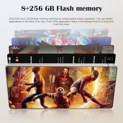 C25 Ultra 5G Unlocked Smartphone | 7.3" HD+ | 8GB 256GB | 108MP | 6800mAh | Android 14