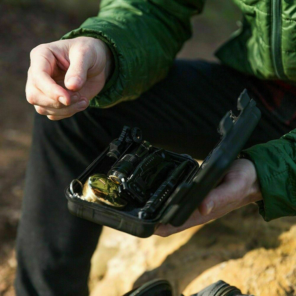 14-in-1 Outdoor Emergency Survival Kit | Camping & Hiking Tactical Gear Set