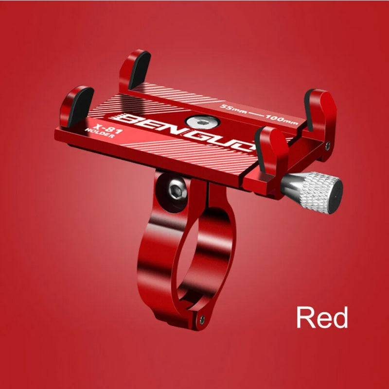 Aluminum Bike & Motorcycle Phone Mount – Universal Handlebar Holder