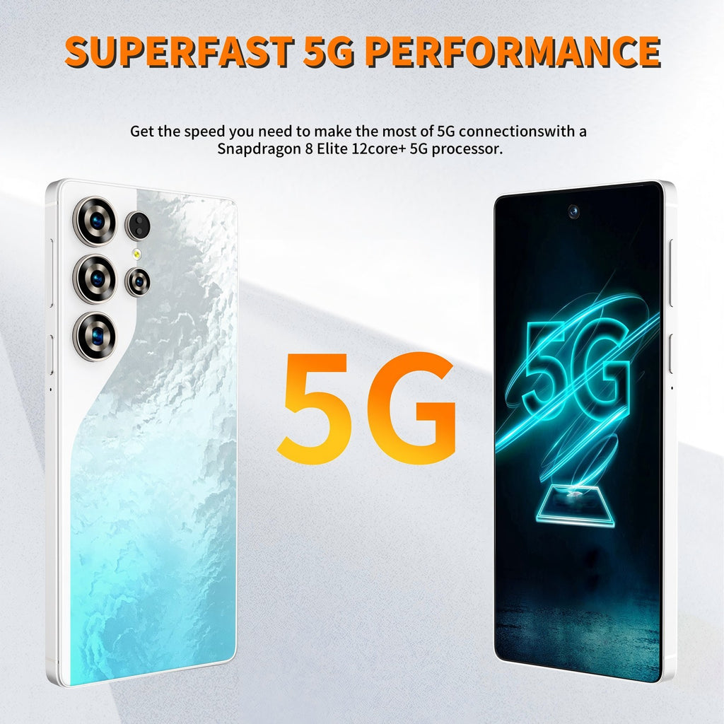 C26 Ultra 5G Unlocked Smartphone | 6.9" FHD | 8GB 256GB | Stylus | 8000mAh | Android 15