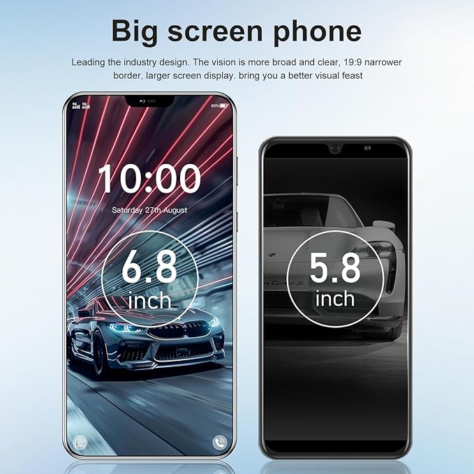 C24 Ultra 5G Unlocked Smartphone | 6.8" HD | 12GB 512GB | 80MP | 6800mAh | Android 14