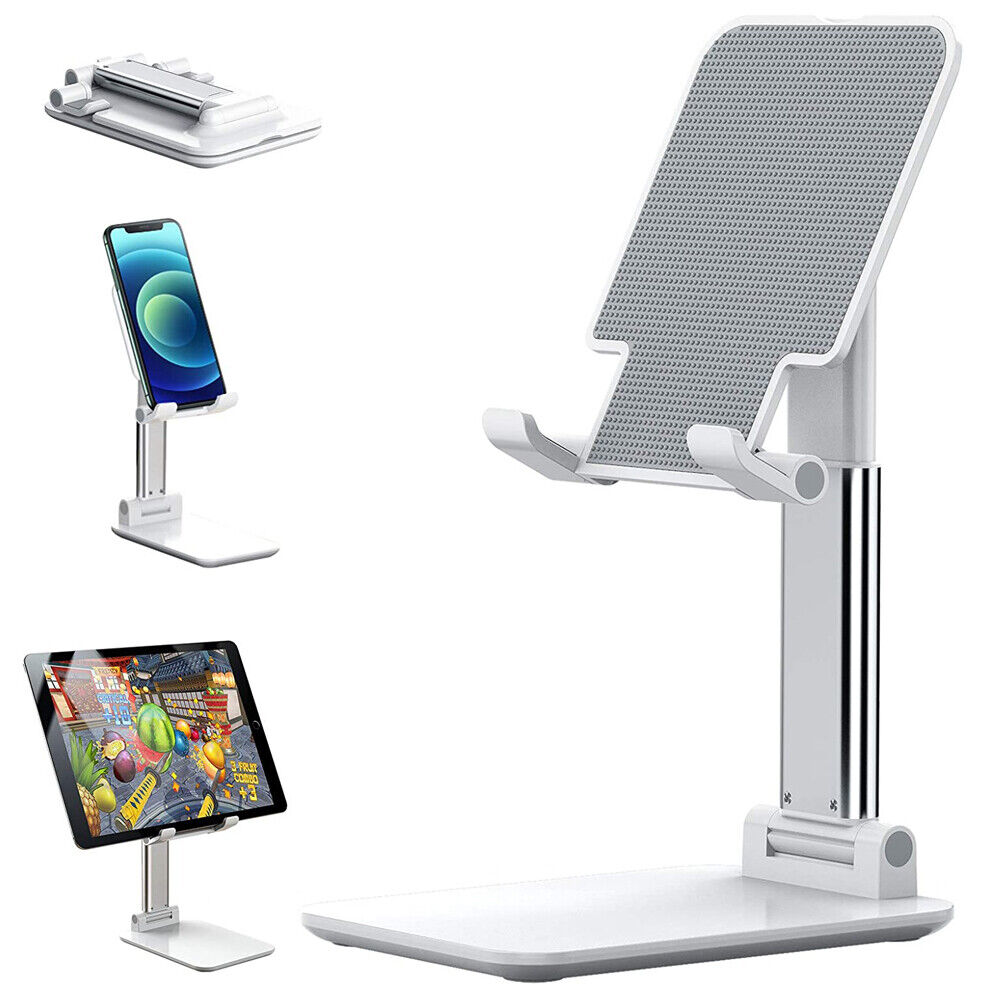 Foldable Phone & Tablet Stand – Aluminum Desktop Holder