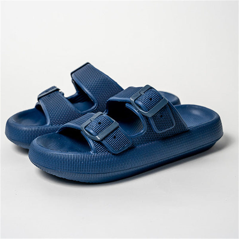 Women's Thick-Sole EVA Sandals & Slippers | Massage Footbed | Indoor & Outdoor