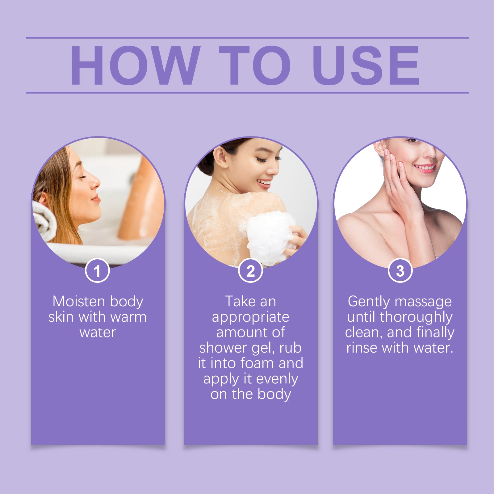Lavender Luxe Shower Gel-Moisturizing & Fragrant Body Cleanser