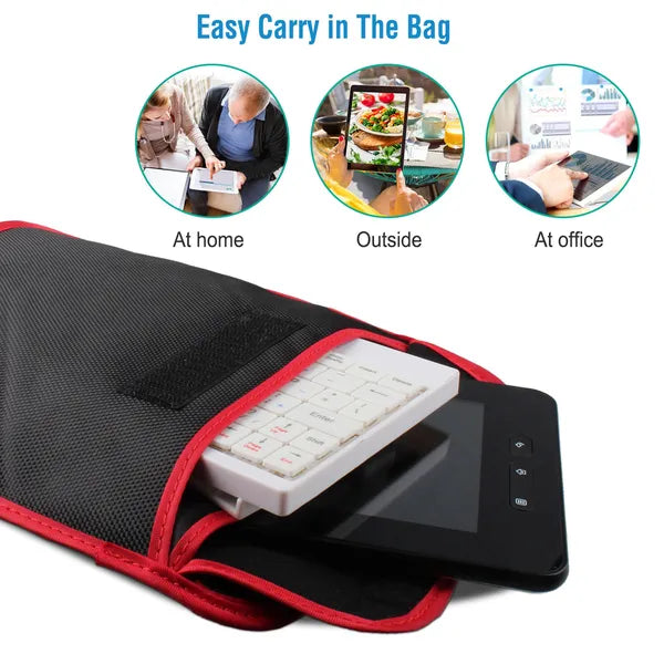 Mini Wired USB Keyboard with Tablet Stand & Carry Bag – 80 Keys