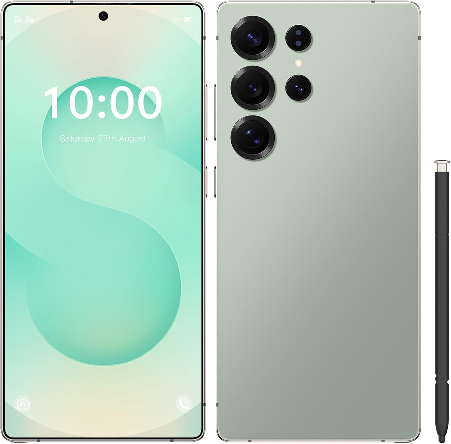 C25 Ultra 5G Unlocked Smartphone | 7.3" HD+ | 8GB 256GB | 108MP | 6800mAh | Android 14