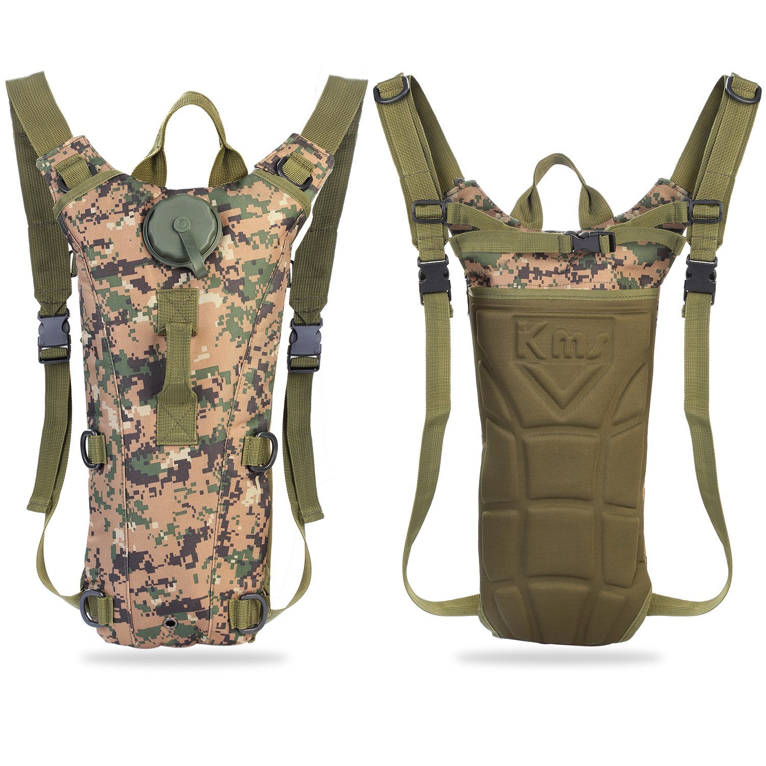 3L Tactical Hydration Backpack | Water Bladder Included | 600D Nylon | Hiking & Cycling