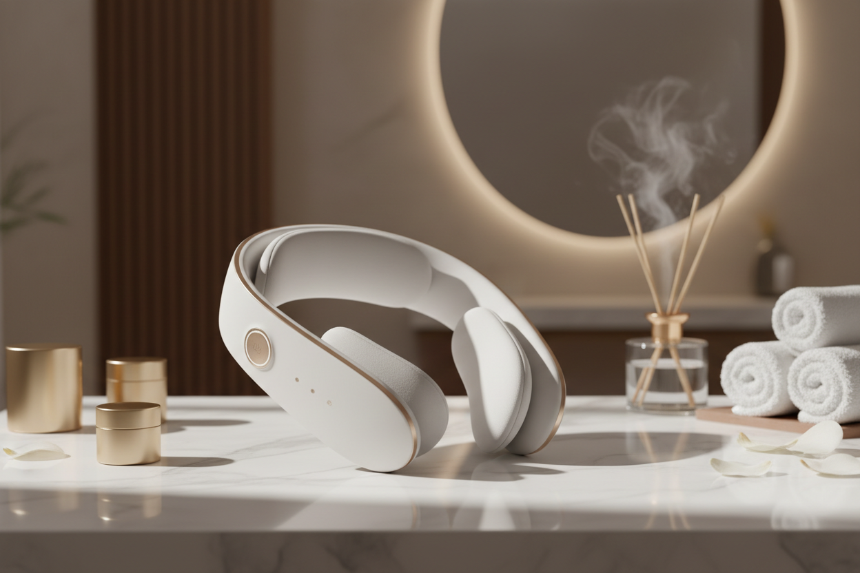 Luxe Relief Smart Neck & Shoulder Massager by Christian Lux Collection